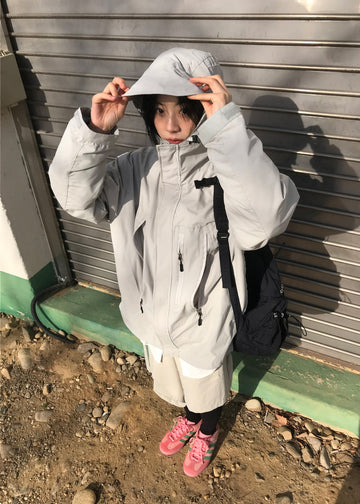 3ZIP POCKET WINDBREAKER JP